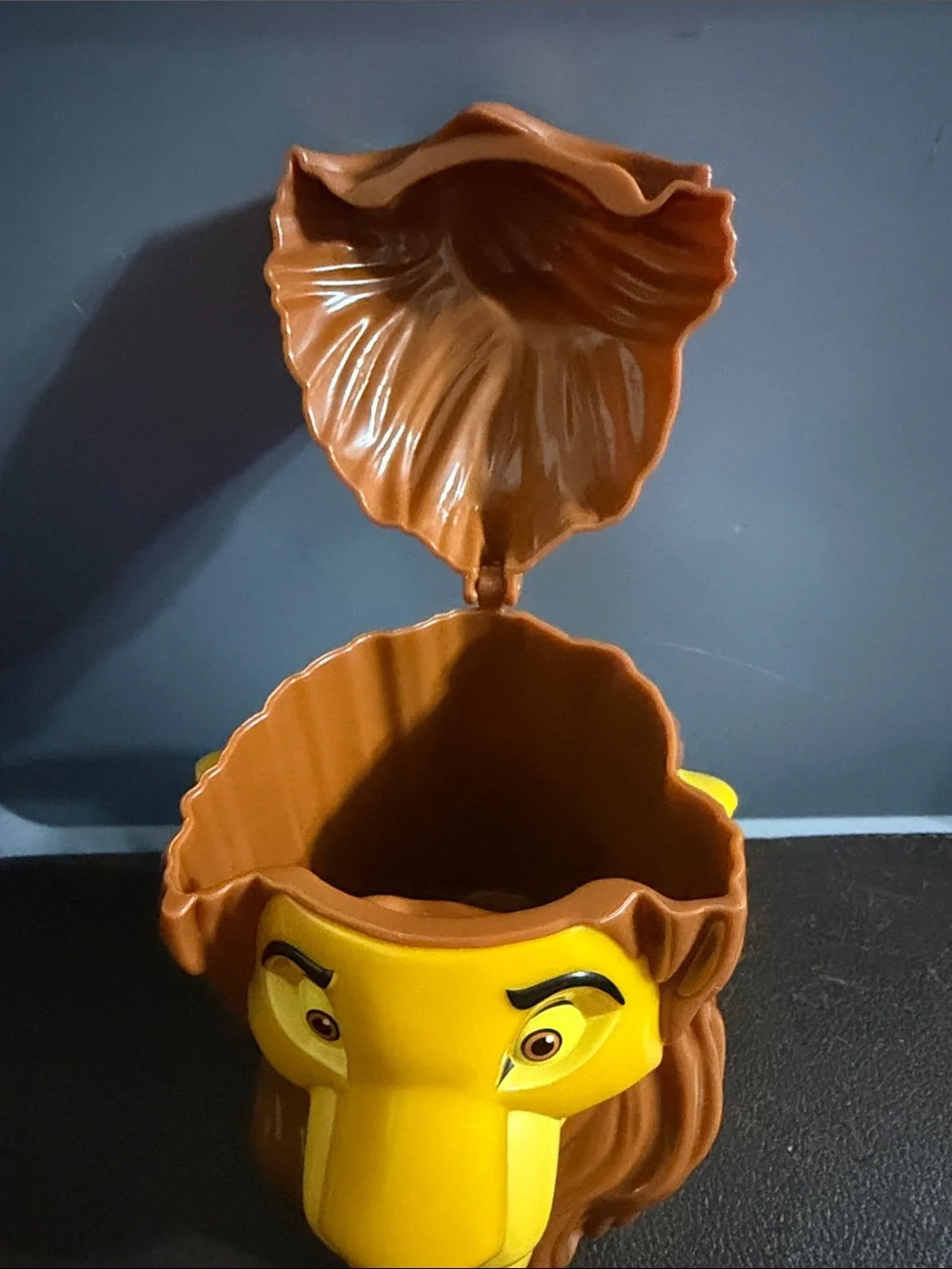 Disney Yellow & Brown Simba Lion Head Decorative Accent